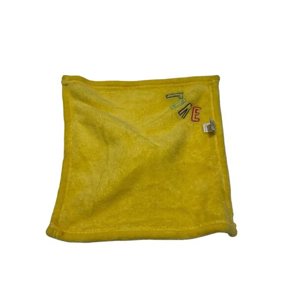 Chick Pea Rainbow Love Baby Lovey Yellow Security Blanket Pride Plush 13”x13” - Picture 5 of 5